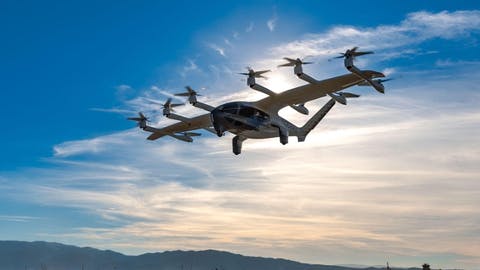 Archer Aviation's Midnight eVTOL aircraft. Business Wire photo.