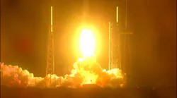 NASA’s Plankton, Aerosol, Climate, ocean Ecosystem (PACE) satellite launched aboard a SpaceX Falcon 9 rocket at 1:33 a.m. EST, Feb. 8, 2024, from Space Launch Complex 40 at Cape Canaveral Space Force Station in Florida. From its orbit hundreds of miles above Earth, PACE will study microscopic life in the oceans and microscopic particles in the atmosphere to investigate key mysteries of our planet’s interconnected systems. NASA photo.