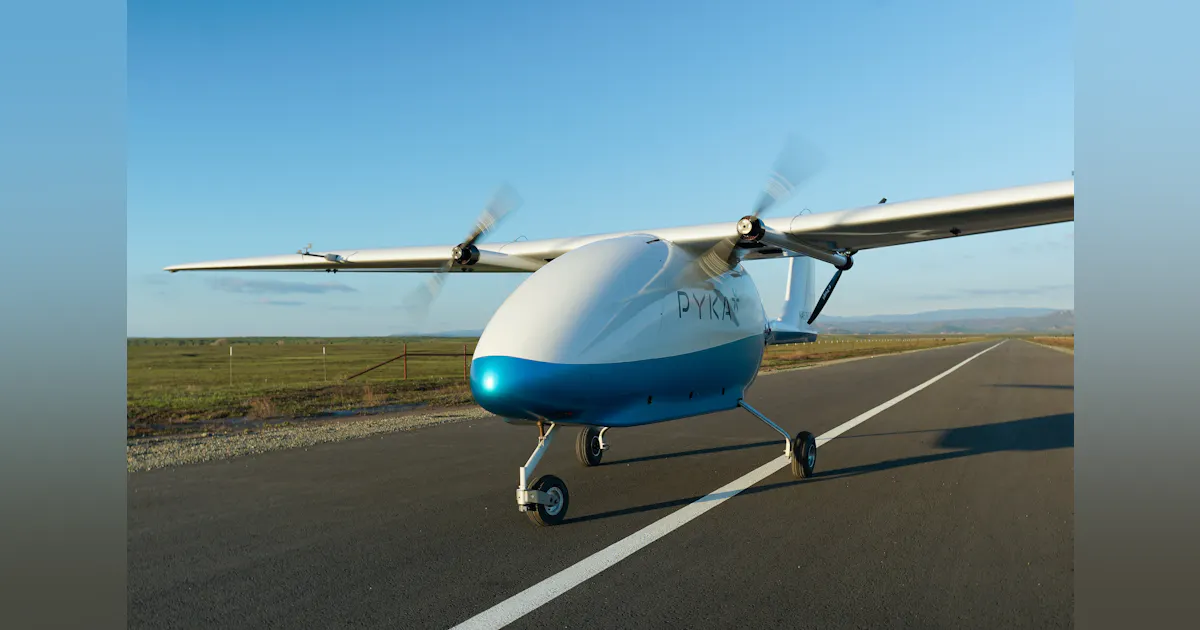 Pyca Aircraft Pyka delivers first large-scale autonomous electric cargo aircraft to ...