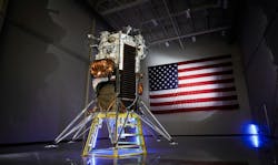 IM-1, the first NASA Commercial Launch Program Services launch for Intuitive Machines’ Nova-C lunar lander, will carry multiple payloads to the Moon, including Lunar Node-1, demonstrating autonomous navigation via radio beacon to support precise geolocation and navigation among lunar orbiters, landers, and surface personnel. NASA’s CLPS initiative oversees industry development of small robotic landers and rovers to support NASA’s Artemis campaign. NASA photo. IM-1, the first NASA Commercial Launch Program Services launch for Intuitive Machines’ Nova-C lunar lander, will carry multiple payloads to the Moon, including Lunar Node-1, demonstrating autonomous navigation via radio beacon to support precise geolocation and navigation among lunar orbiters, landers, and surface personnel. NASA’s CLPS initiative oversees industry development of small robotic landers and rovers to support NASA’s Artemis campaign. NASA photo.