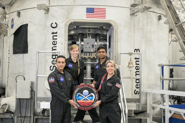 NASA has selected a crew of four for the next NASA’s Human Exploration Research Analog mission, a simulated mission to Mars at the agency's Johnson Space Center in Houston. NASA photo.
