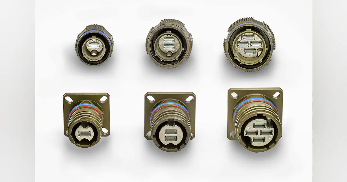 Optics Inmotion Connector Rectangular optical interconnects circular connectors rugged | Military Aerospace