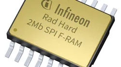 The 2 Mb density F-RAM with SPI is the first in its family of rad hard non-volatile F-RAMs. The devices have virtually infinite endurance with no wear leveling, with 10 trillion read/write cycles and 120 years data retention at 85°C, at an operating voltage range of 2.0 V to 3.6 V.
