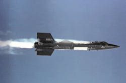 The U.S. Air Force-NASA North American X-15 rocket-powered experimental aircraft first broke the Mach-5 hypersonic barrier nearly 63 years ago on 23 June 1961.