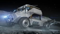 Artist concept of Lunar Outpost's Lunar Dawn LTV. Lunar Outpost image. Artist concept of Lunar Outpost's Lunar Dawn LTV. Lunar Outpost image.
