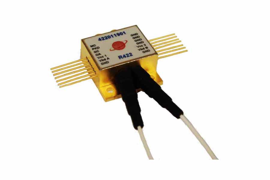 Fig. 1:DSC-R422 linear AGC balanced optical receiver