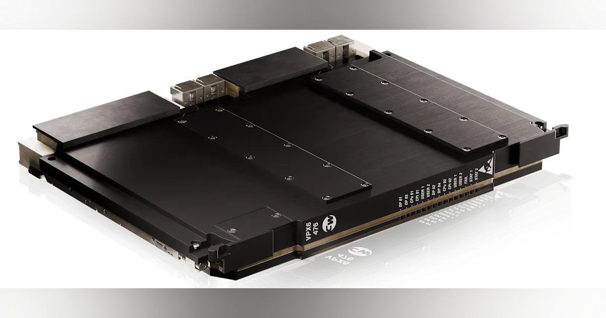 CHAMP-FX7 6U VPX Dual AMD Versal Premium Adaptive SoC Processor Card ...