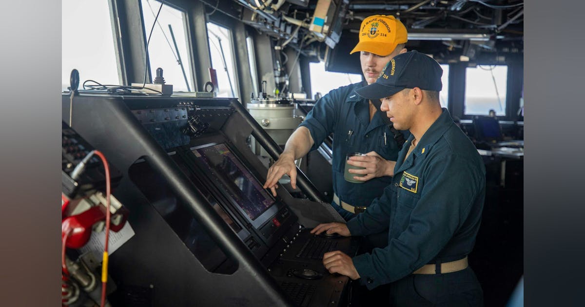 cyber security surface warship integrated bridge control | Military ...