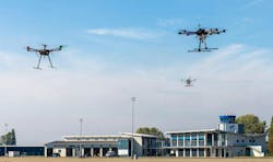 The interplay between traditional air traffic management, drone airspace and innovative unmanned applications is being tested in Cochstedt. Credit: DLR (CC BY-NC-ND 3.0) The interplay between traditional air traffic management, drone airspace and innovative unmanned applications is being tested in Cochstedt. Credit: DLR (CC BY-NC-ND 3.0)