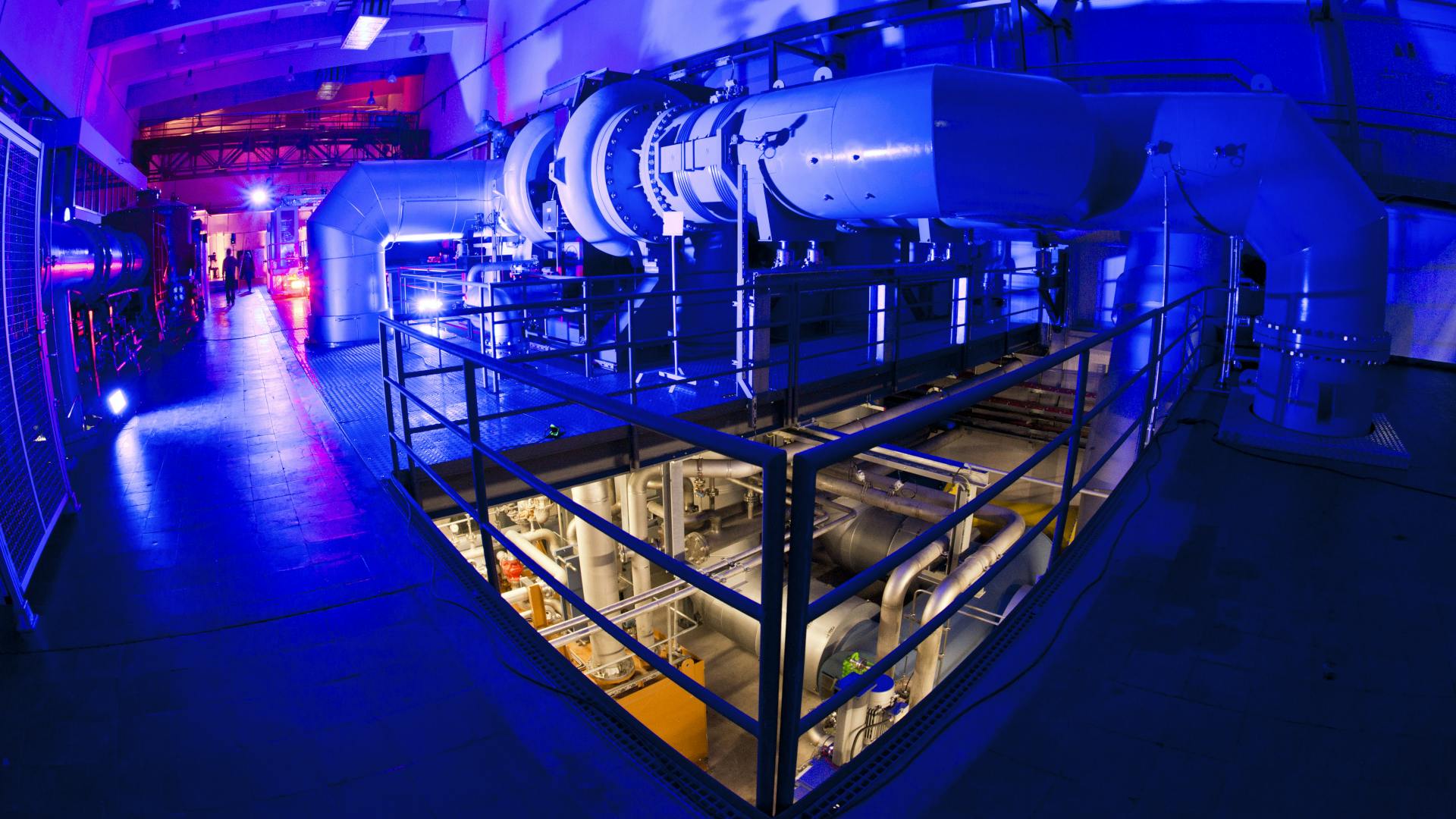 Future high-performance turbines are being investigated at the Next-Generation Turbine Test Facility (NG-Turb) at the DLR Institute of Propulsion Technology in G&ouml;ttingen. Image Credit: DLR (CC BY-NC-ND 3.0).