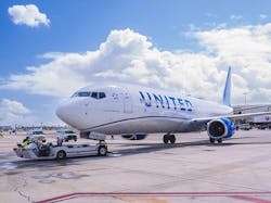 United Airlines photo. United Airlines photo.