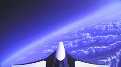 Mk-II Aurora at 50,000 ft, July 2024 from Glentanner Aerodrome, New Zealand. Dawn Aerospace photo.