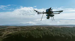 With flight times of up to 3 hours, the hydrogen-powered Gryphon drone, by Intelligent Energy, allows Cyberhawk field teams to unlock the immense potential of BVLOS operations. Cyberhawk photo.