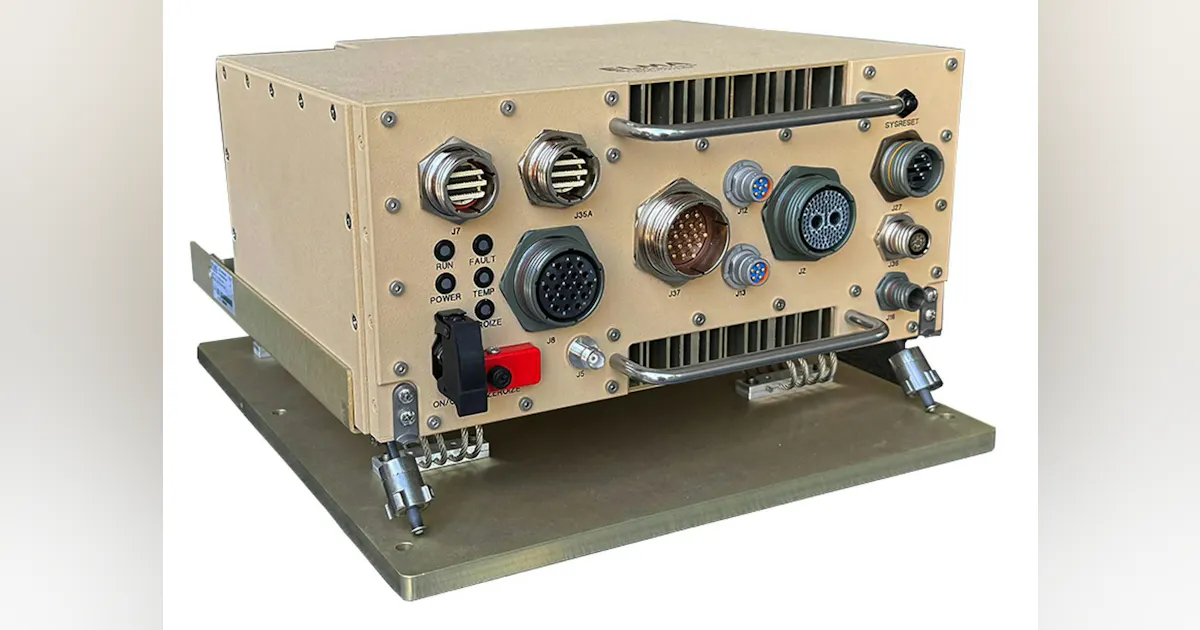 Stackable Electronics Chassis electronics chassis helicopters embedded computing | Military Aerospace