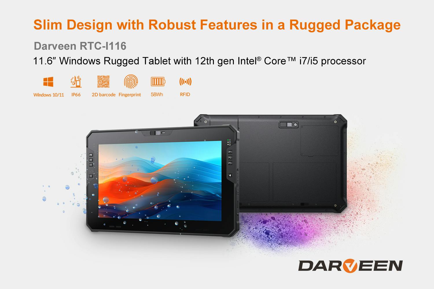 Darveen RTC-I116 Rugged Tablet