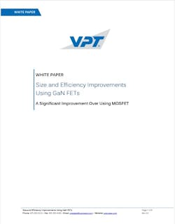 Size and Efficiency Improvements Using GaN FETs Size and Efficiency Improvements Using GaN FETs