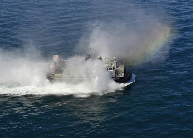 Ship-To-Shore Connector (SSC) moves Marines and equipment quickly onto invasion beaches from surface warships offshore.