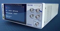 Pendulum FTR-210R test instrument offers time reference and rubidium frequency for PNT Pendulum FTR-210R test instrument offers time reference and rubidium frequency for PNT