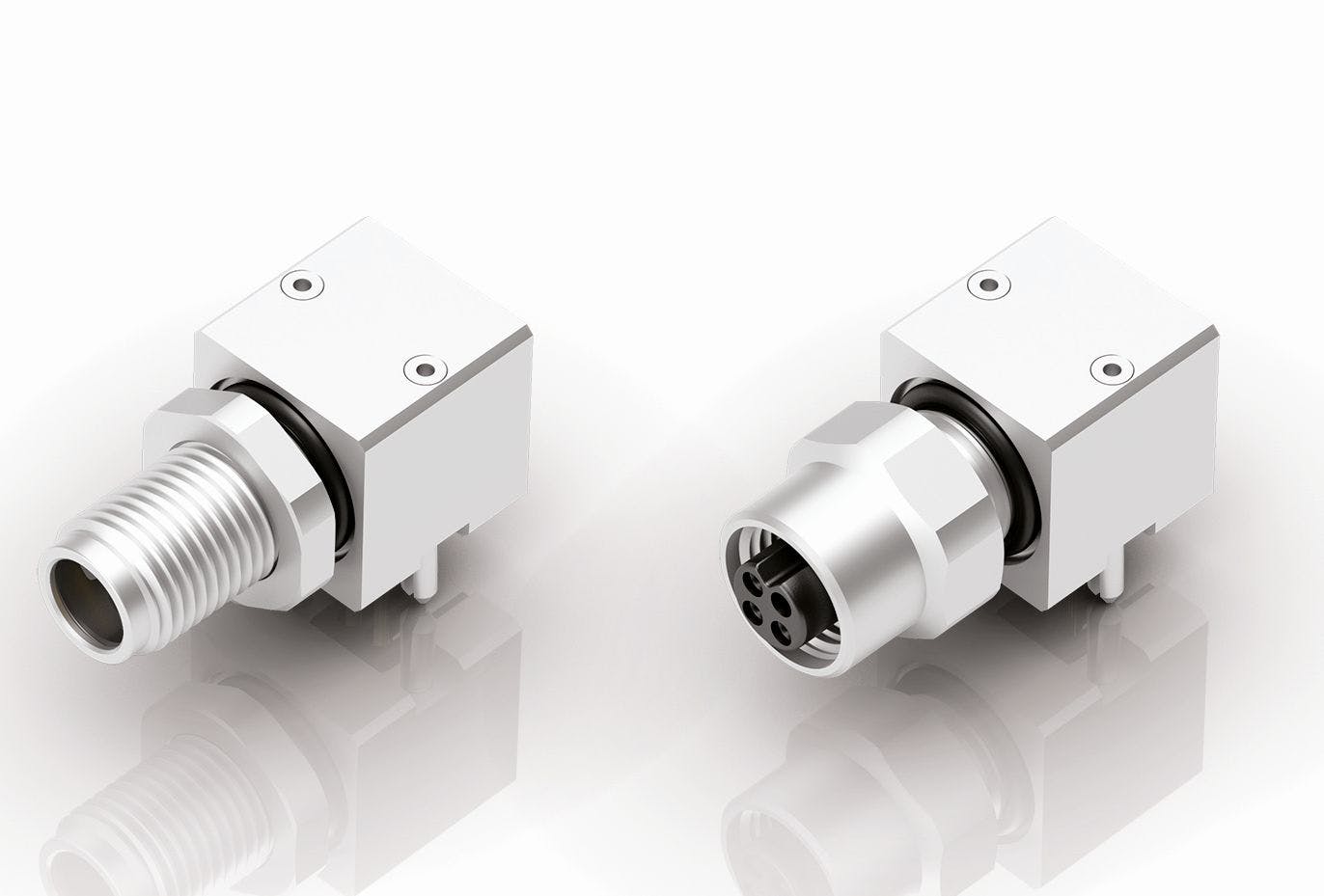 Panel-mount connectors from Binder USA are for robotics and automation
