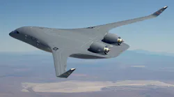 BAE Systems will deliver and integrate next-generation active control sidesticks on JetZero’s new blended-wing body aircraft. BAE Systems image.