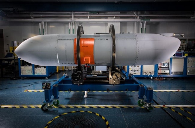 The RTX Raytheon Next-Generation Jammer Mid-Band airborne electronic warfare system operates at advanced ranges and can jam separate targets simultaneously.