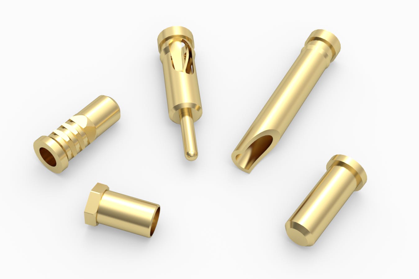 The Mill-Max #36 contact is for power and signal uses in electronic assemblies