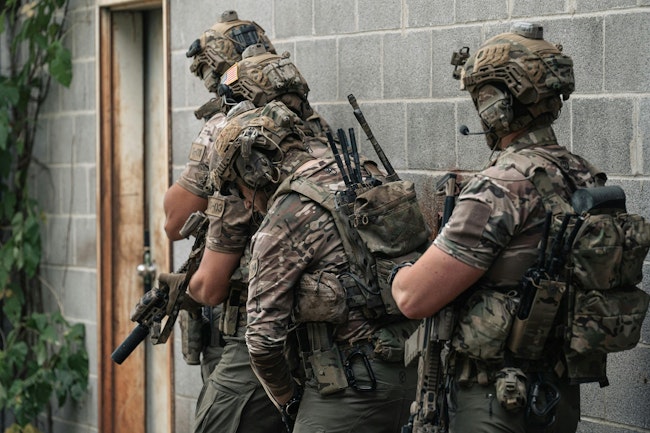 The Persistent Systems Personal Transport 5 (PT5) accessory provides global secure networking to link warfighter voice communications, data, computers, sensors, and cameras.
