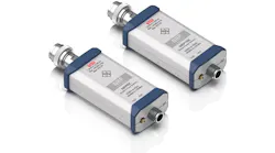 The NRPxE RF power sensors from Rohde & Schwarz are for power measurements in frequency ranges to 18 GHz.
