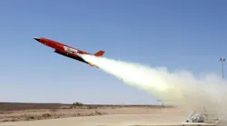 A BQM-177 aerial target conducts test flight from China Lake, Calif.