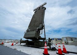 The Lockheed Martin AN/TPY-4 3DELRR radar is designed to detect, identify, and track objects at great distances. The Lockheed Martin AN/TPY-4 3DELRR radar is designed to detect, identify, and track objects at great distances.