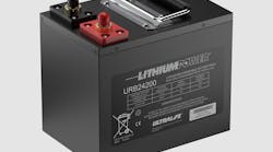 The Ultralife URB24200 lithium iron phosphate battery pack is for motor and data backup in military, robotics, and medical applications The Ultralife URB24200 lithium iron phosphate battery pack is for motor and data backup in military, robotics, and medical applications