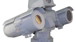 The MK 20 EOSS is a major component of the MK 34 5-inch guns aboard Navy Arleigh Burke-class destroyers and Ticonderoga-class cruisers