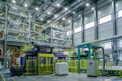 A chemical factory's thermoplastic production line. ID 130033605 © Mulderphoto | Dreamstime.com A chemical factory's thermoplastic production line. ID 130033605 © Mulderphoto | Dreamstime.com