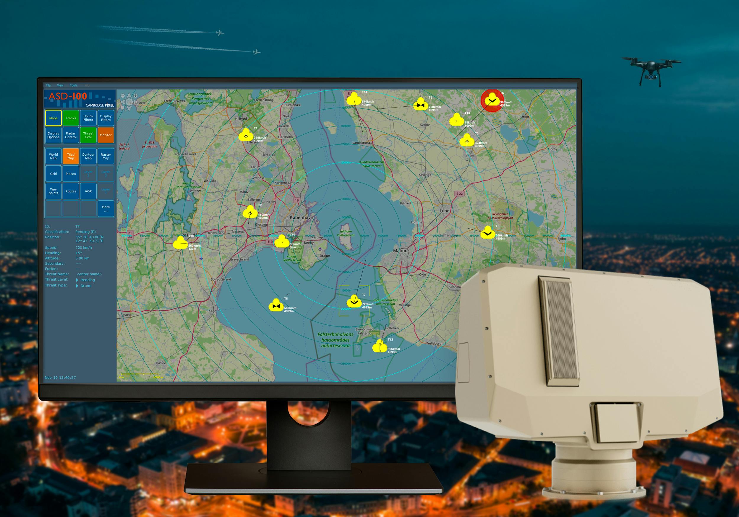 Cambridge Pixel was selected by Weibel Scientific A/S to provide a bespoke radar controller and capability enhancements to a XENTA radar system.