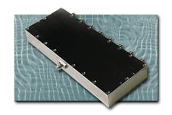 The BroadWave model 151-308-008 50 Ohm UHF band power divider is for military, homeland security, and public safety communications applications. The BroadWave model 151-308-008 50 Ohm UHF band power divider is for military, homeland security, and public safety communications applications.