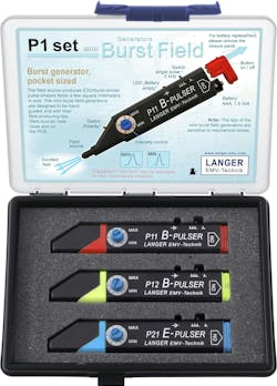 The P11 Mini Burst Field Generator creates a magnetic disturbance field with a diameter of 3 millimeters at its tip. The P11 Mini Burst Field Generator creates a magnetic disturbance field with a diameter of 3 millimeters at its tip.