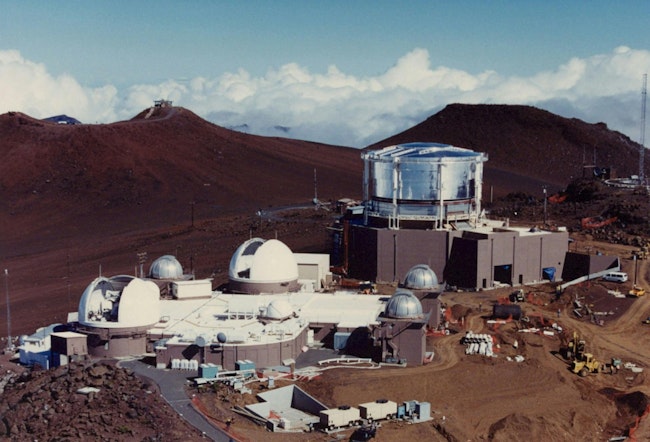 The Air Force Maui Optical and Supercomputing site at Haleakala Observatory in Hawaii includes the Advanced Electro-Optical Telescope, the Maui Space Surveillance System, and one of three Ground-based Electro-Optical Deep Space Surveillance sites.