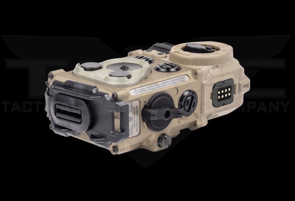 The Envision Rail-Mounted Aiming/Illumination Laser (RAIL) system is one of the company's current aiming laser offering. The weapon-mounted aiming and illumination laser includes a visible aiming laser, an near-infrared aiming laser, an near-infrared illumination laser.