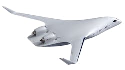 JetZero Z4 jetliner. Rendering courtesy of JetZero. JetZero Z4 jetliner. Rendering courtesy of JetZero.