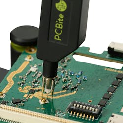 The SQG-series passive high-frequency hands-free oscilloscope probes from Sensepeek AB are for AC and DC GHz test and measurement applications. The SQG-series passive high-frequency hands-free oscilloscope probes from Sensepeek AB are for AC and DC GHz test and measurement applications.