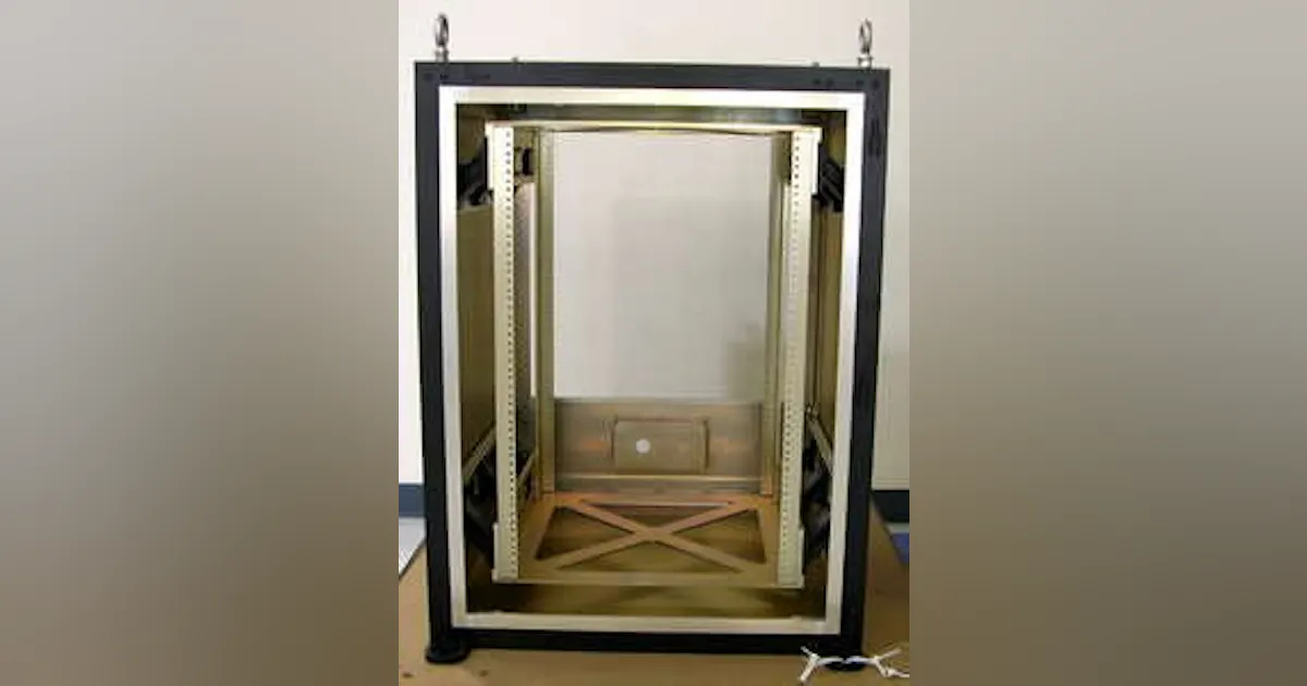 Emi Rack Pallet Rack SIR-6500 Shock Isolated EMI Shielded Equipment Rack | Military Aerospace