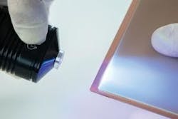 The Master Bond the LED415DC90Med adhesive bonds electronic components to plastics, glass, and metals The Master Bond the LED415DC90Med adhesive bonds electronic components to plastics, glass, and metals