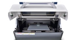 Hitachi FT160 XRF, interior chamber and stage Hitachi FT160 XRF, interior chamber and stage