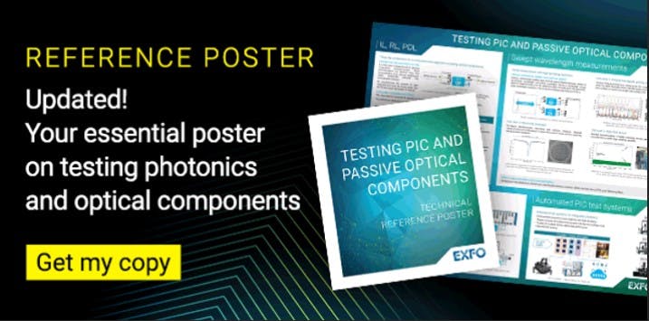 EXFO&rsquo;s technical reference poster has become a popular resource among many industry stakeholders and peers.