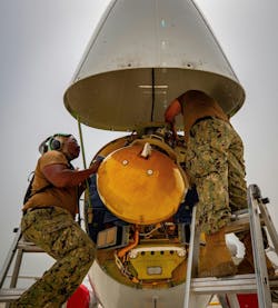 Navy aviation electronics technicians repair the AN/APY-10 radar of a P-8A Poseidon maritime patrol aircraft. Navy aviation electronics technicians repair the AN/APY-10 radar of a P-8A Poseidon maritime patrol aircraft.