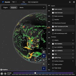 An image of The Weather Company's Maverick system on a screen An image of The Weather Company's Maverick system on a screen