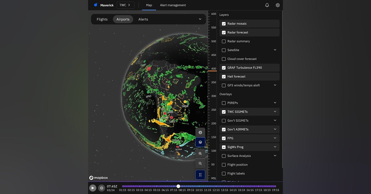 The Weather Company launches AI-powered weather data platform for airline dispatchers The Weather Company launches AI-powered weather data platform for airline dispatchers