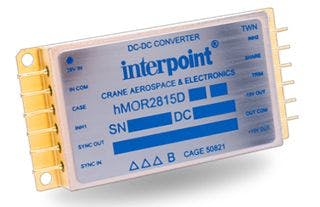 The Crane Aerospace cMOR (COTS), hMOR (Class-H defense), rMOR (new space), and sMOR (deep space) 120-Watt DC-DC converters are for high-reliability defense, space, and commercial applications.
