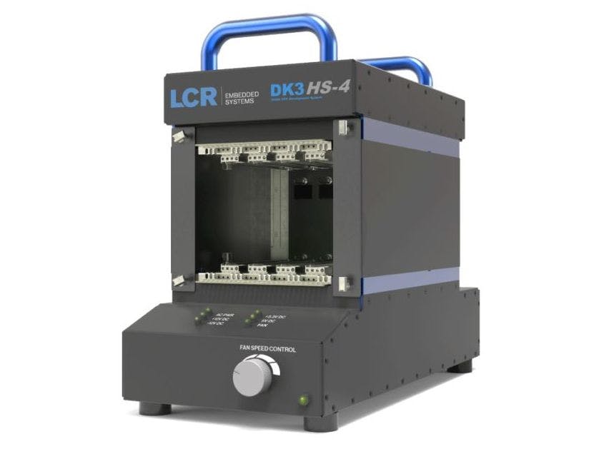 The LCR DK3 VPX design and development backplane is for high-performance applications in electronic warfare (EW), RF, signals intelligence (SIGINT) and radar.