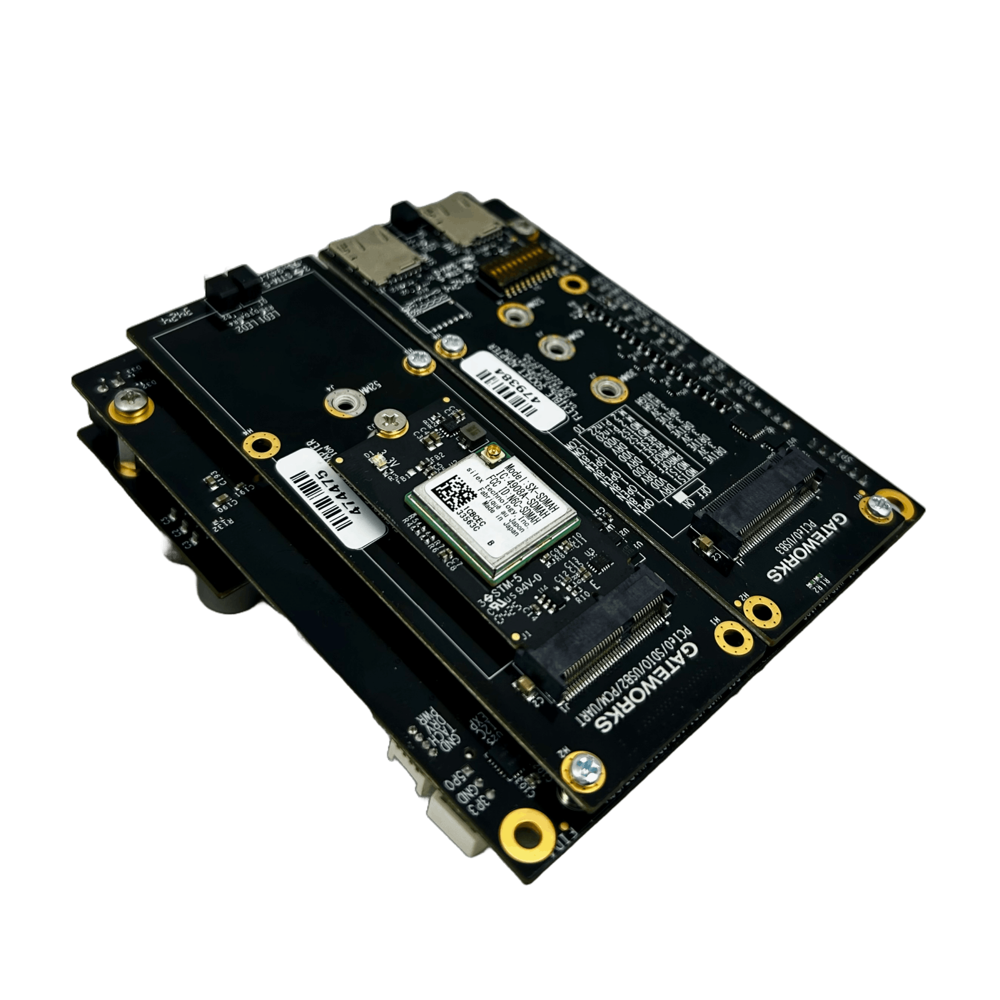 A single board computer development kit designed to evaluate Wi-Fi HaLow that is CE-Ready, with 2 flexible sockets and 2 GbE Ethernet.
